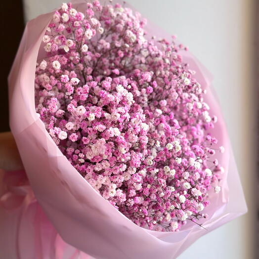 Bouquet of gypsophila