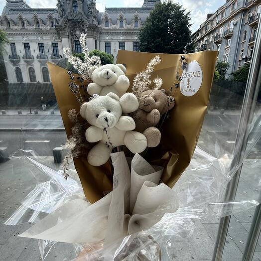 Teddy Charm Bouquet