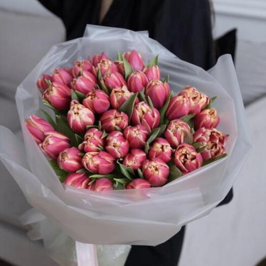 Букет с 35 голандских тюльпанов
