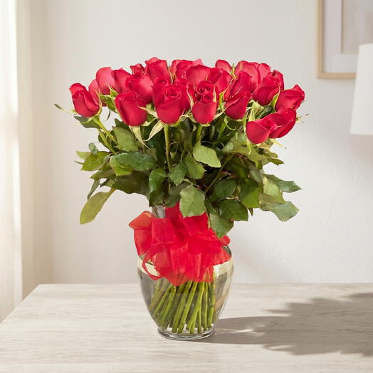 Jarron 36 rosas