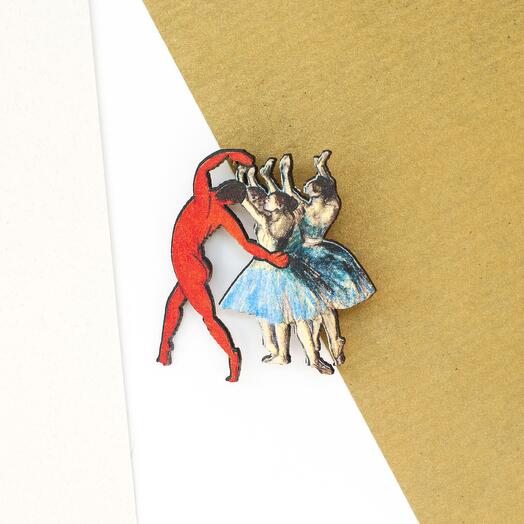 Brooch "Dance"
