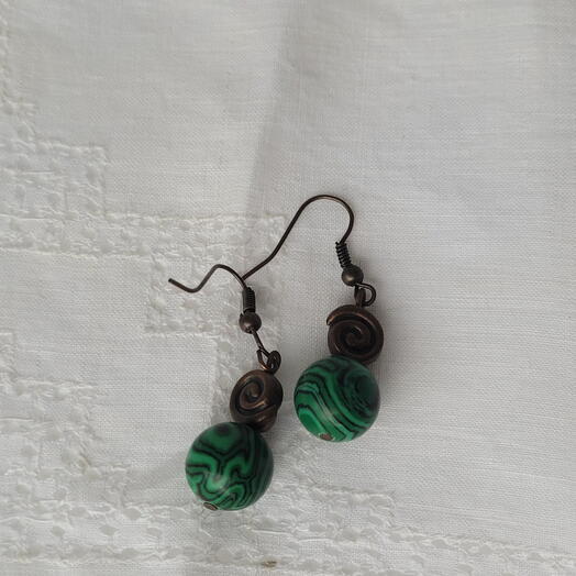Elisabeth,  Malachite earing