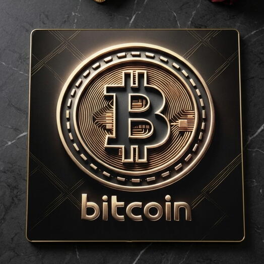 Bitcoin Modern Home Decoration Wall Art Picture Crystal Porcelain