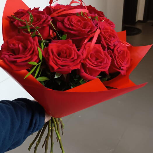 12 czerwonych roż