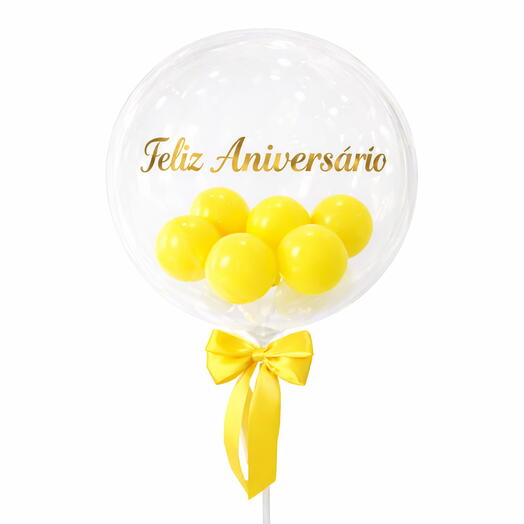 Balões personalizado feliz aniversario
