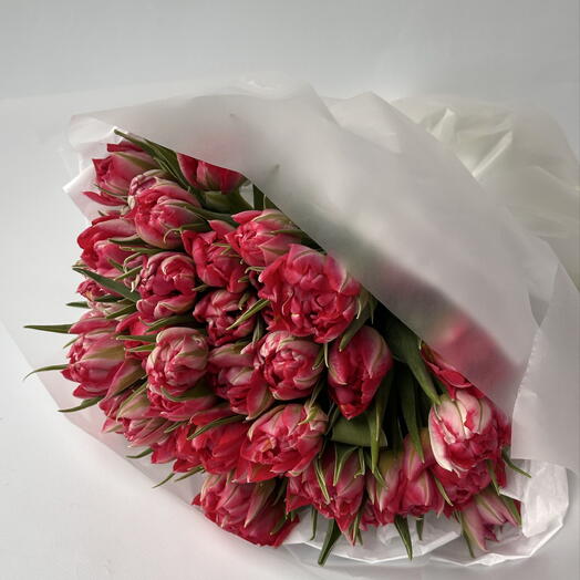 Bukiet peoniowych tulipanów