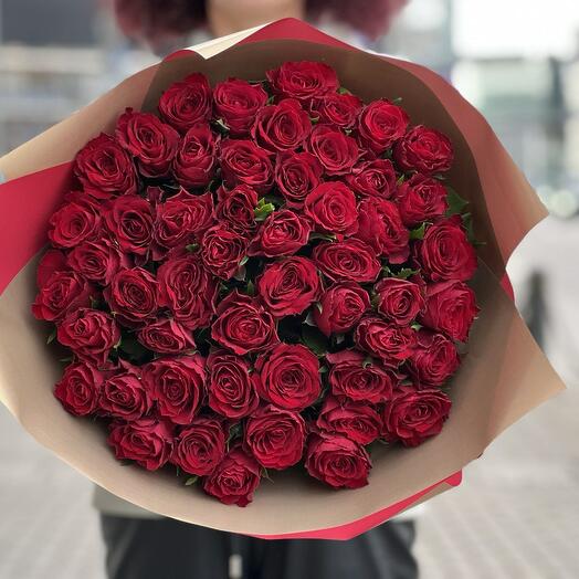 51 Red Roses 50 cm