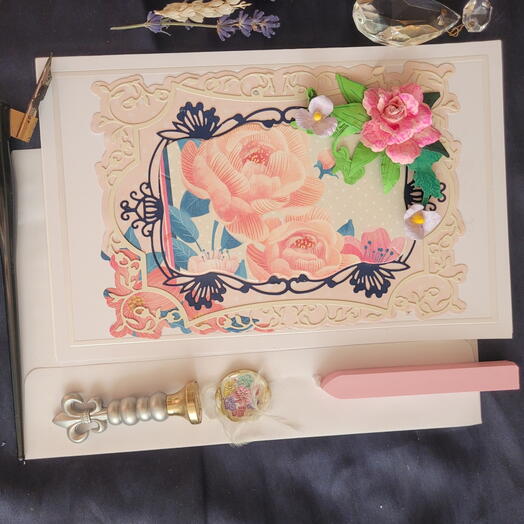 Handmade greeting card 3D