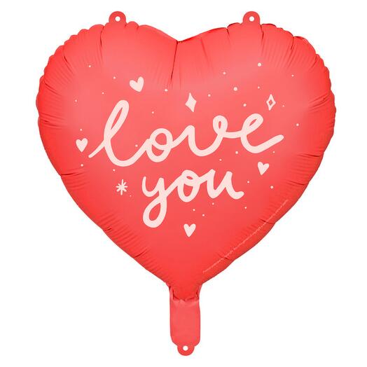 Heart Love You foil balloon