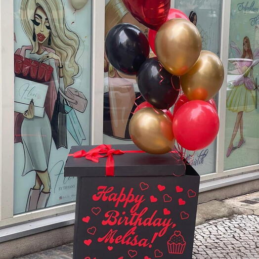 Ballonbox inkl. 10 Ballons