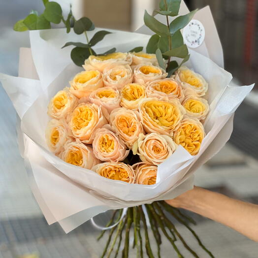 DIA BRILLANTE (21 rosas importadas)