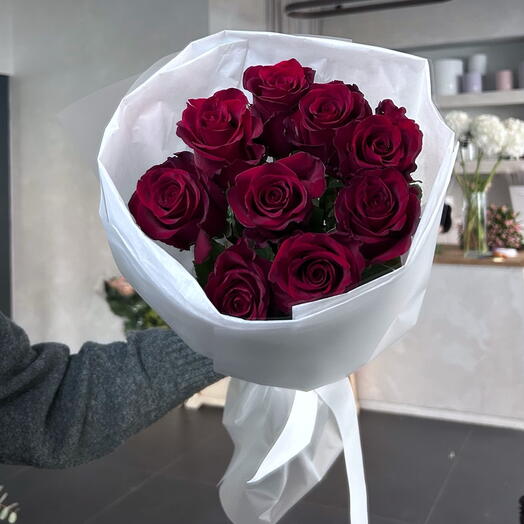 Букет из 9 красных роз