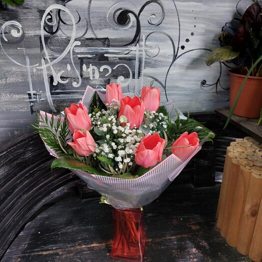 זר 7 טוליפים