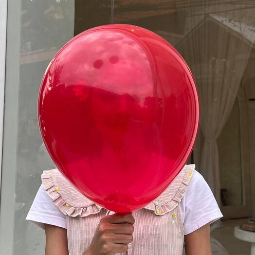 Ballon latex helium red