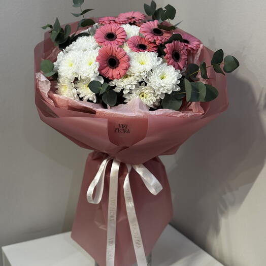 Bouquet Pink Daisy Mood