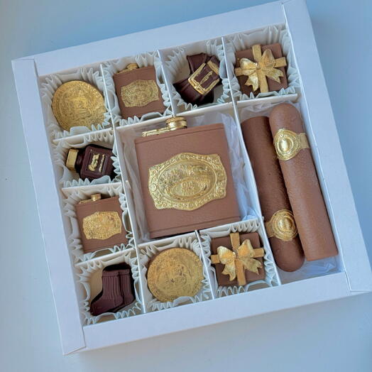 Luksusowe pudełko czekolad dla dżentelmena