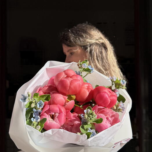 Peonies Coral Charm