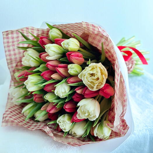 Классикалық микс   пиондар тюльпандар 50