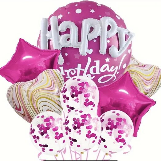 Happy Birthday Balloon Set 1