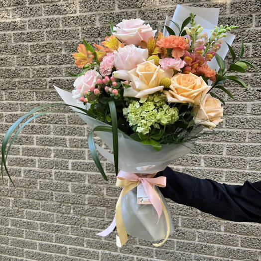 Peach Nectar flower bouquet / Nectar de Pêche