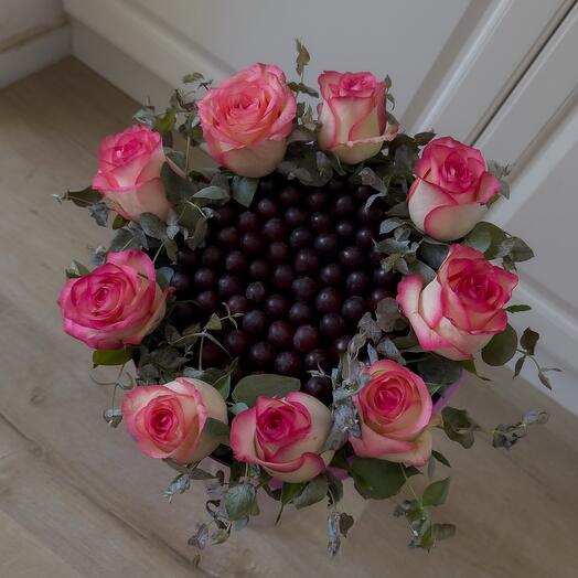 Roses with Berries