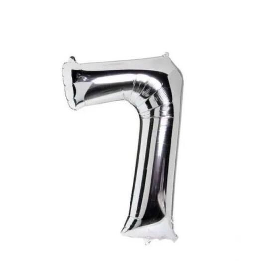 Silver balloon number 7