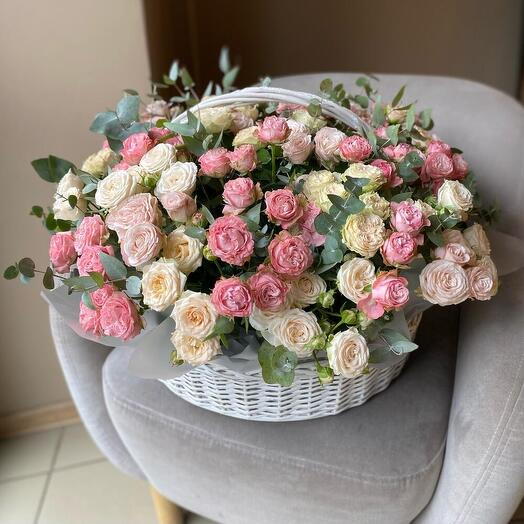 Flower basket Beauty of flowers