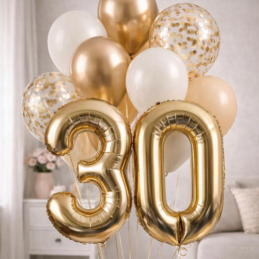 Balloon Set with Numbers